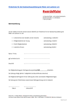 Beitrittserklärung