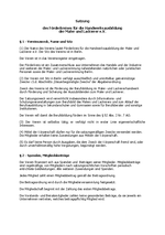Satzung & Beitrag Förderverein